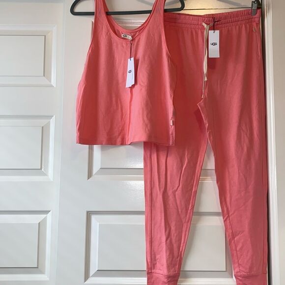 UGG Elsey Pink Pajama Set for Women - Picture 1 of 5